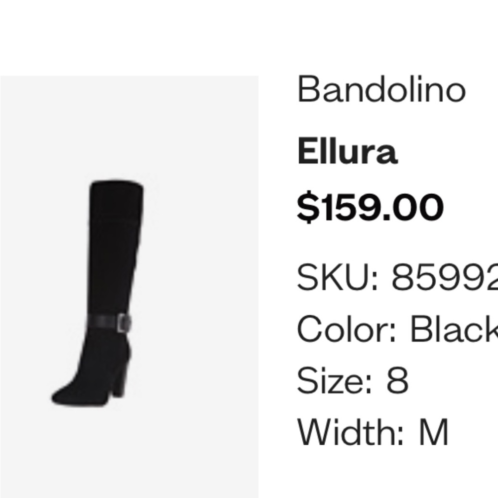 Suede knee high boots